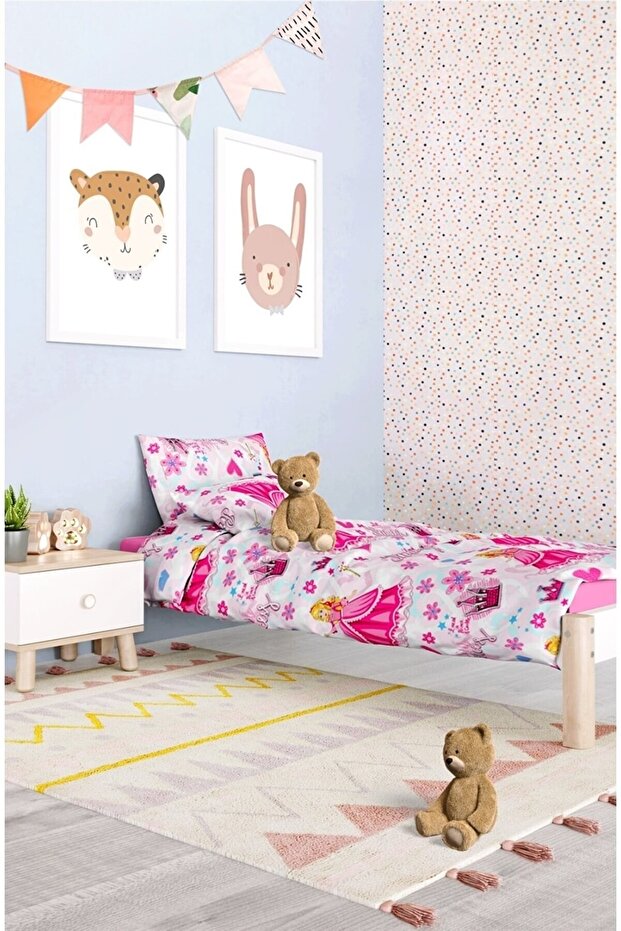 Princess Young paplanhuzat szett 160*220- Pink - 1