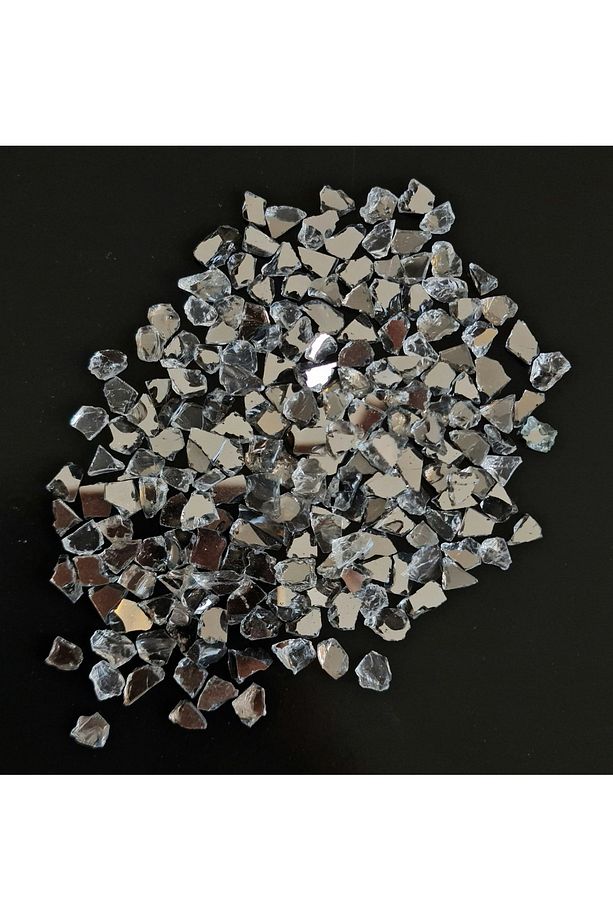 Çift Yönlü Ayna Granül Ayna Kırığı Ayna Tozu 1 Kg 4000-6300mikron 4-6,3 Mm - 1