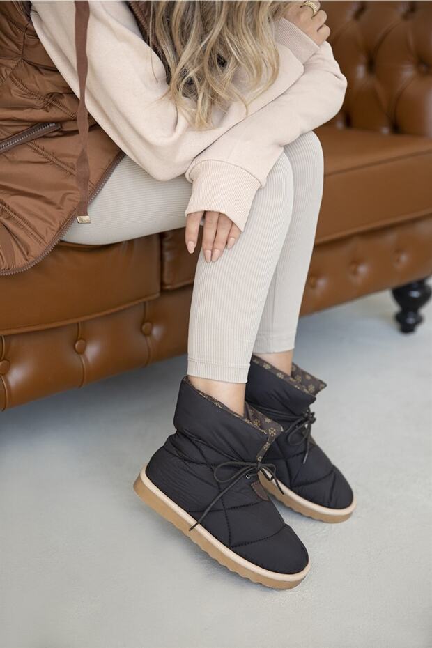 Kopya - Pillow Kadın Parasut Kumaş Bot Kar Botu - 1