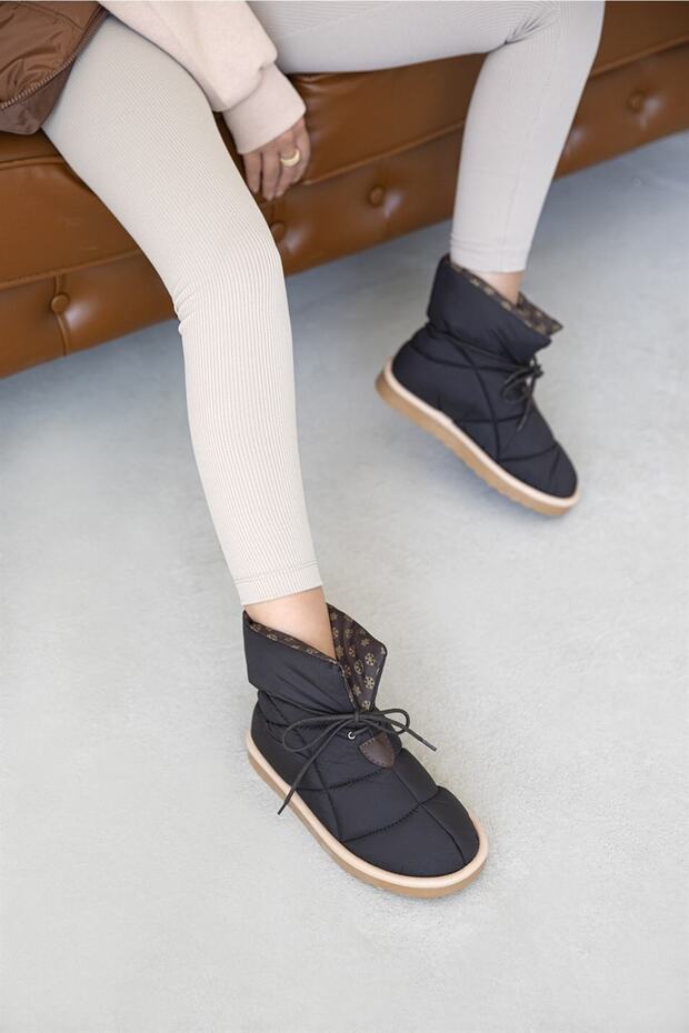 Kopya - Pillow Kadın Parasut Kumaş Bot Kar Botu - 2