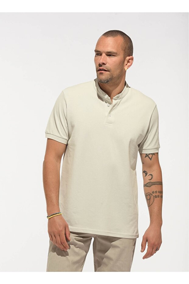 Gray Men's T-Shirt Pfess22Ts0006