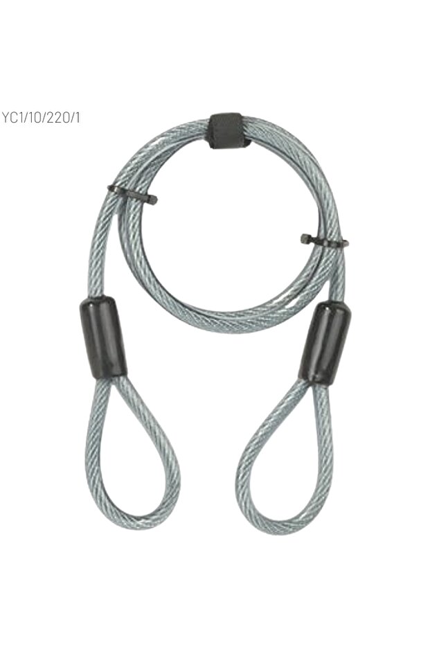 Yale Bicycle Lock Security Cable Gray 2200mm