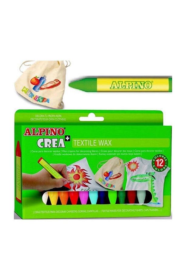 Alpino Crea Textile Wax Kumaş İçin Mumlu Boya 12 Renk - 1