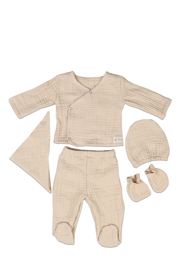 Müslin Yeni Doğan Set - 3