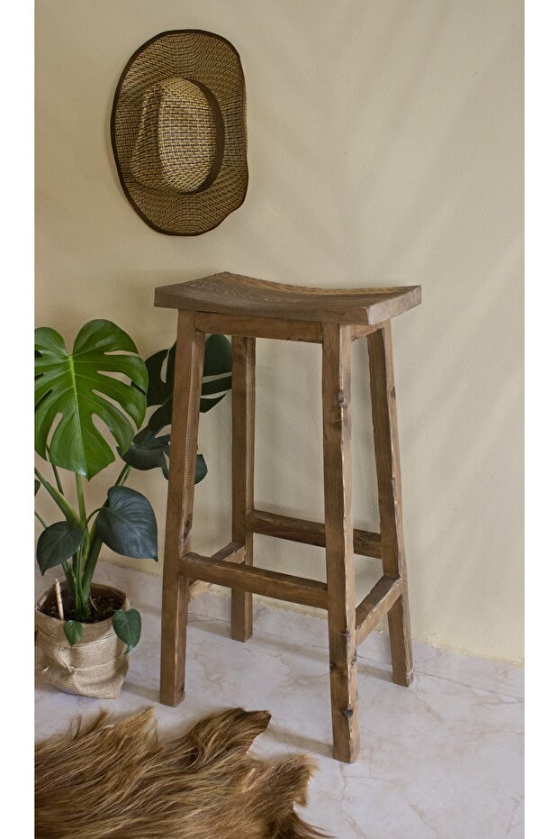 Bar Taburesi Ahşap Eskitme - 1