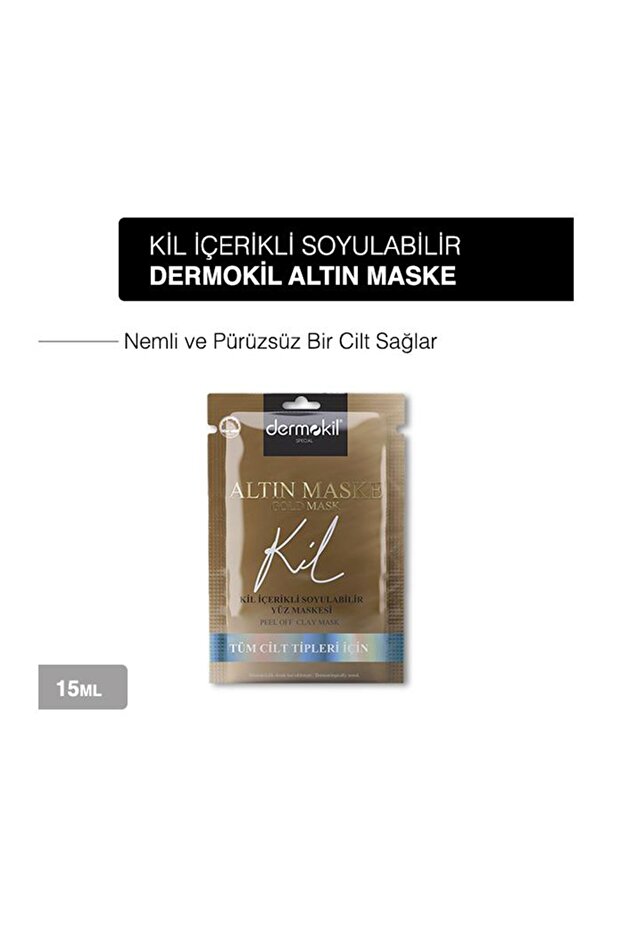 Soyulabilir Gold Yüz Maskesi Tüm Cilt Tipleri Için 15 Ml X 2 Adet - 2