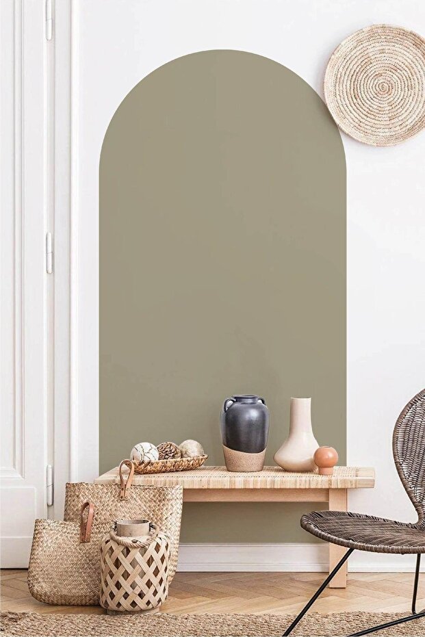 Bohem Oval Duvar Stickerı - 1