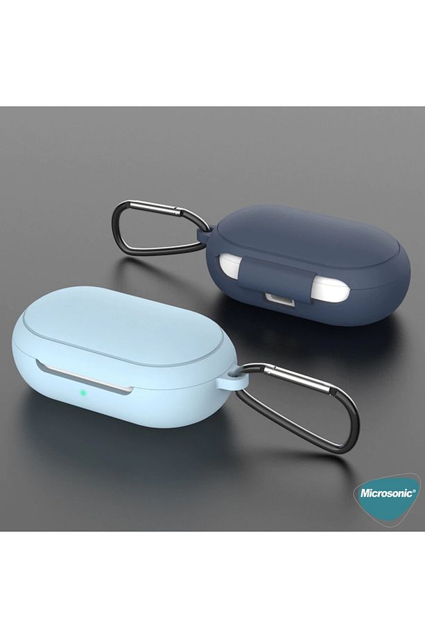 Turkuaz . Galaxy Buds Mat Silikon Kılıf - 3