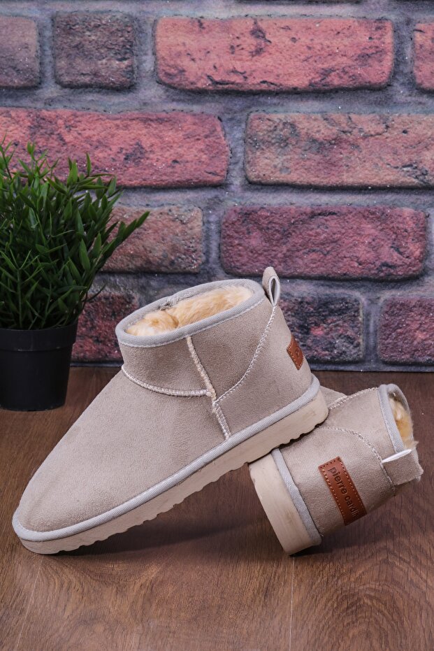 Short Suede Velvet Women's Boots Winter