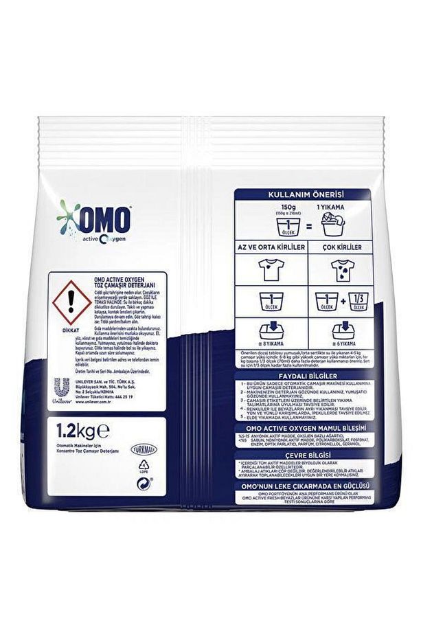 Matik Active Oxygen Toz Deterjan 1,2 Kg - 2