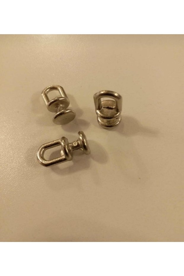 Metal Roulette Metal Curtain Roulette Metal Cornice Ring Metal Curtain Button (10 Pieces)