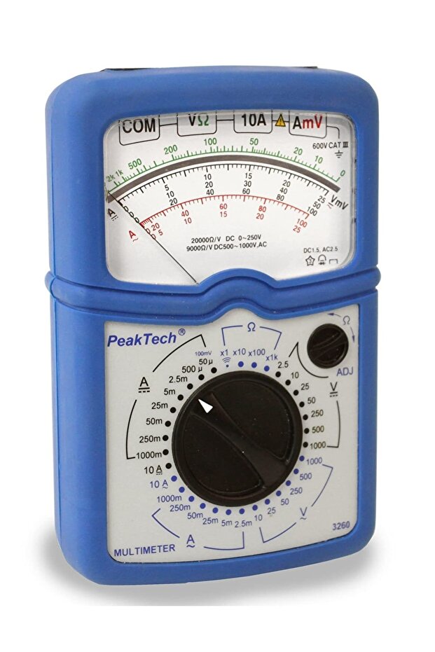 Analog Multimetre 1000 V Ac/dc; 10 A Ac/dc P3260/ - 1