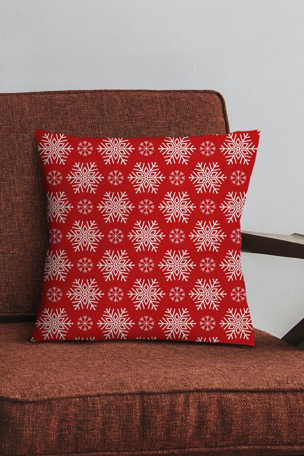 New Year Decorative Hidden Zipper Double Sided Christmas Throw Pillow Pillow Case 43x43cm Krl1062