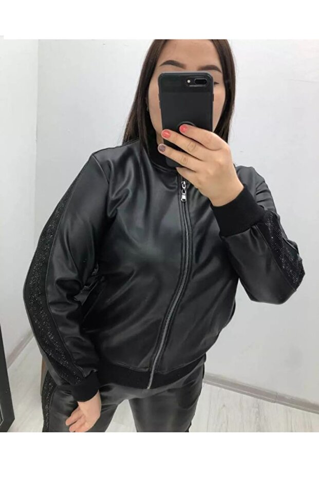 Piele cu pietre aplicate seturi - 3