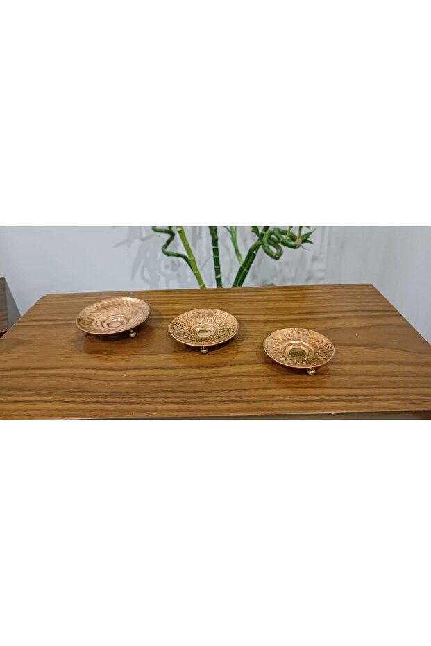 Bakır Şamdan Mumluk - 3