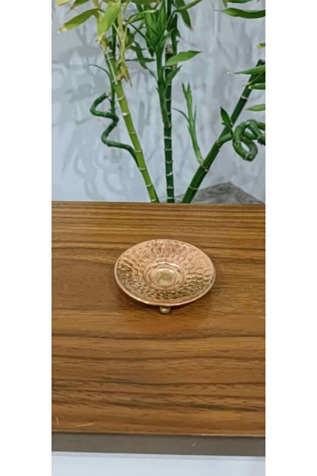 Bakır Şamdan Mumluk - 5