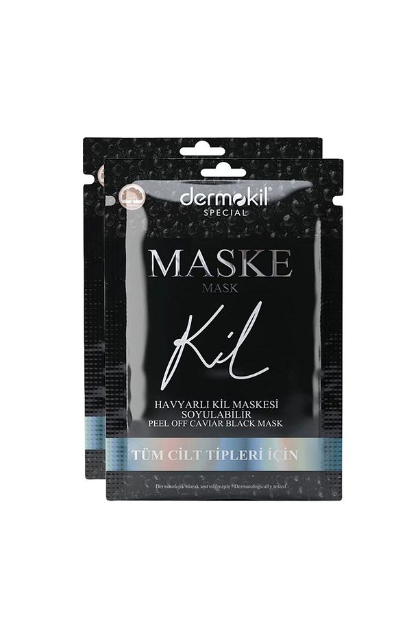 Soyulabilir Havyarlı Siyah Kil Yüz Maskesi Tüm Cilt Tipleri Için 15 Ml X 2 Adet - 1