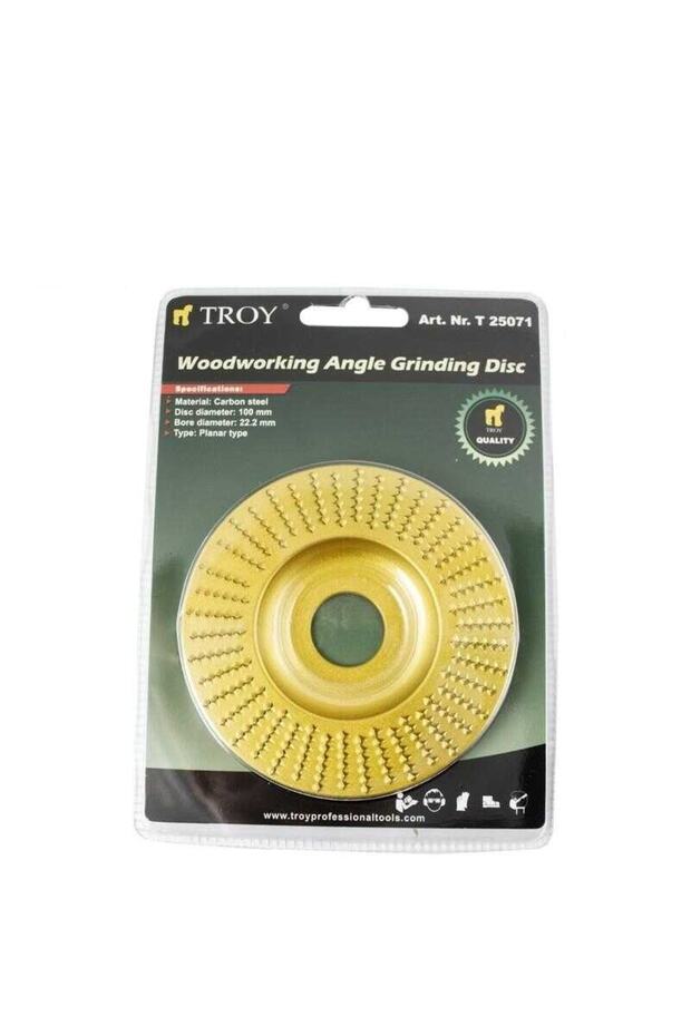 Avuç Taşlama Için Ahşap Aşındırıcı Törpü Disk 100 Mm Düz Yassı - 2