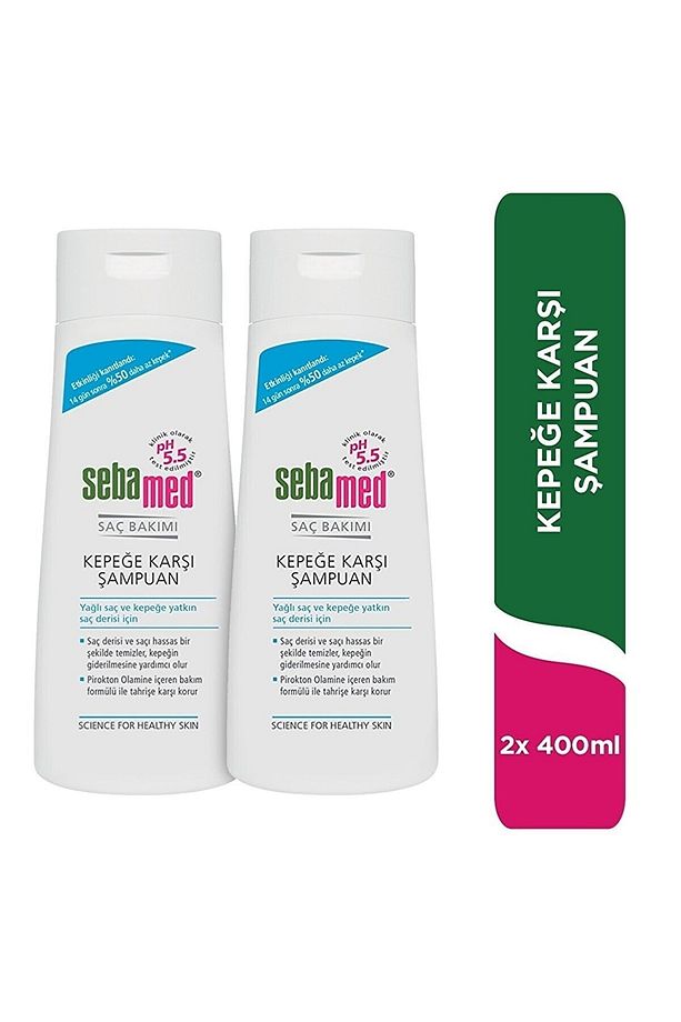 Kepek Karşıtı Şampuan&saç Bakımı (sabun&alkali Içermez) Ph 5.5 400 Ml X 2 Adet. - 1