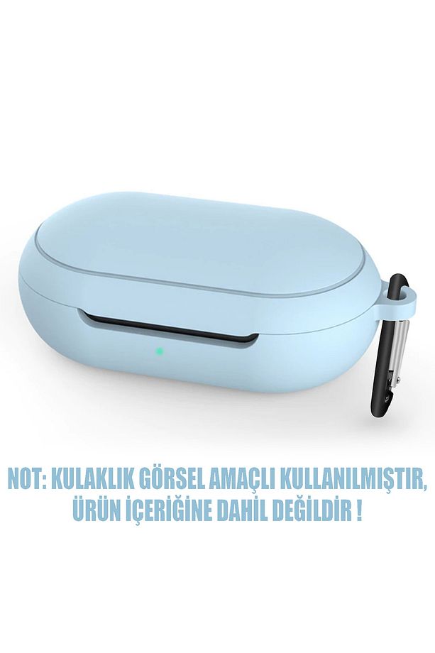 Turkuaz . Galaxy Buds Mat Silikon Kılıf - 2