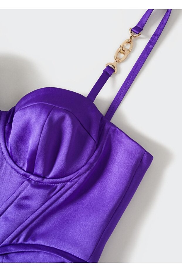 Korse Tasarımlı Elbise - 6