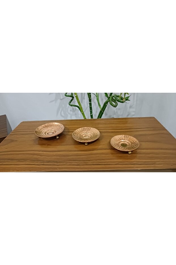 Bakır Şamdan Mumluk - 4