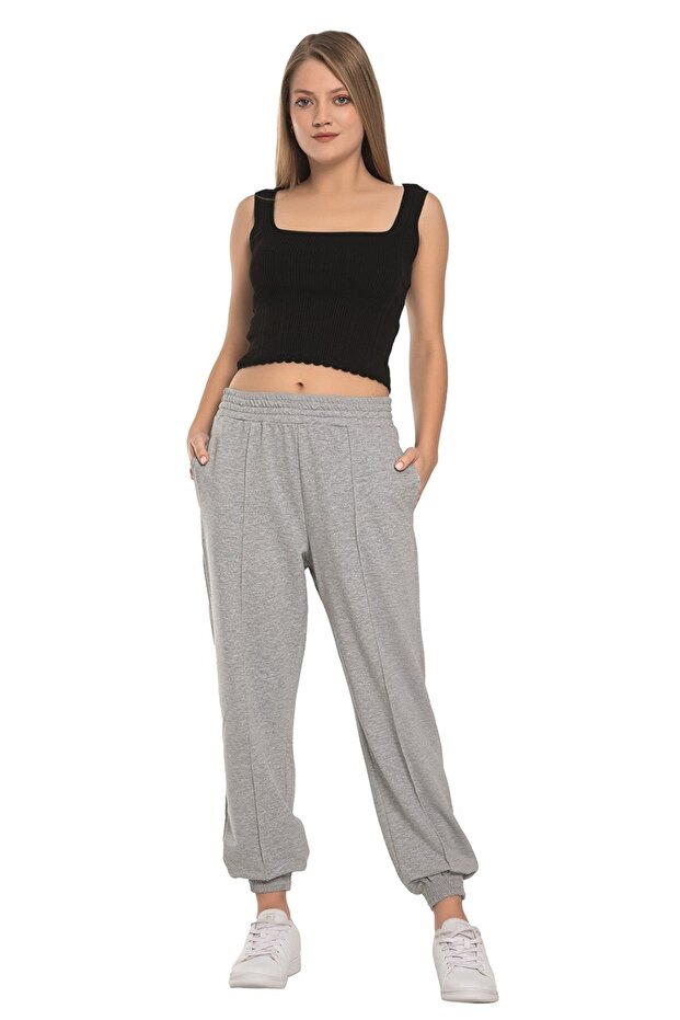 Rubber Leg - Women's Cotton Grimelange Sweatpants - 2172-05
