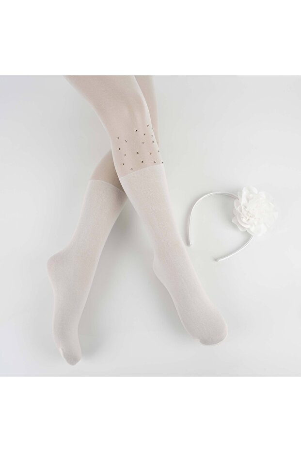 Minseo Crowned Girl's Thin Pantyhose