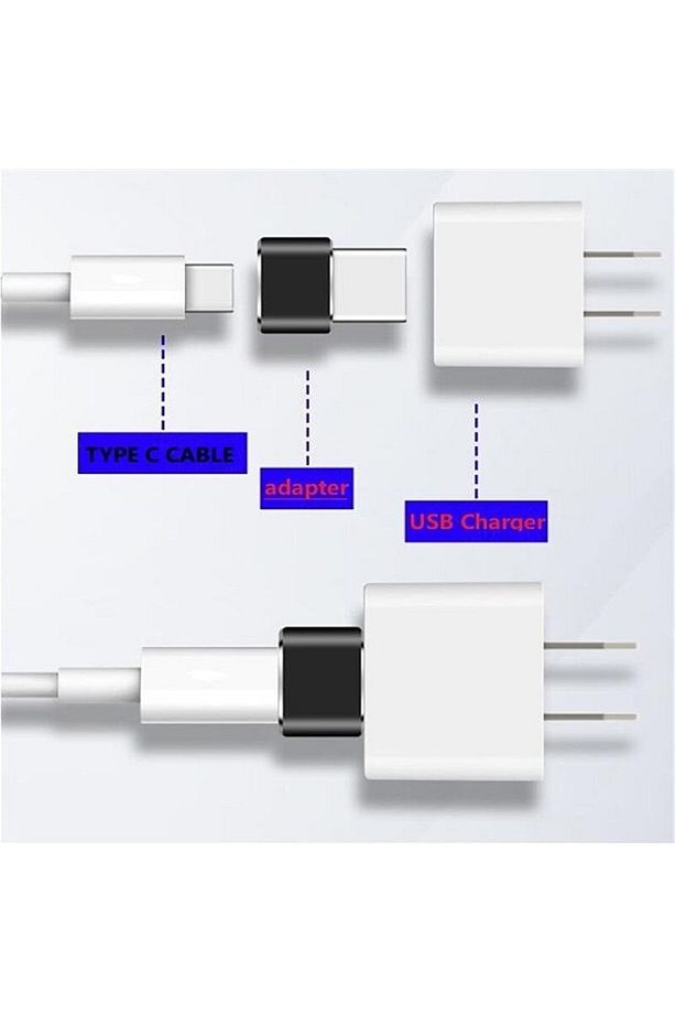 Iphone 11 12 13 14 Uyumlu Yeni Nesil Type-c To Usb Dönüştürücü Şarj Başlık Dönüştürücü Otg - 4