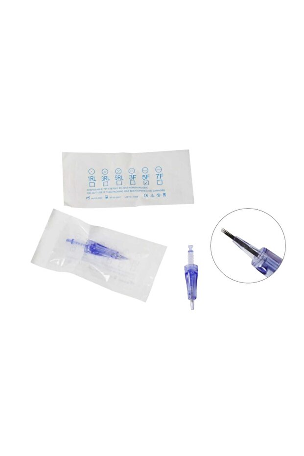 دكتورقلم 10 قطع 5f دبوس إبرة متوافق مع أجهزة Dermapen A1-a6-e30-n2-m5-m7-mym