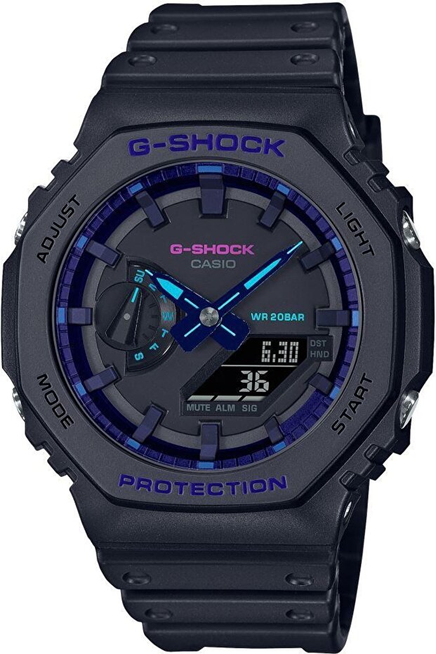 ساعة يد جي شوك كاربون Ga-2100vb-1adr