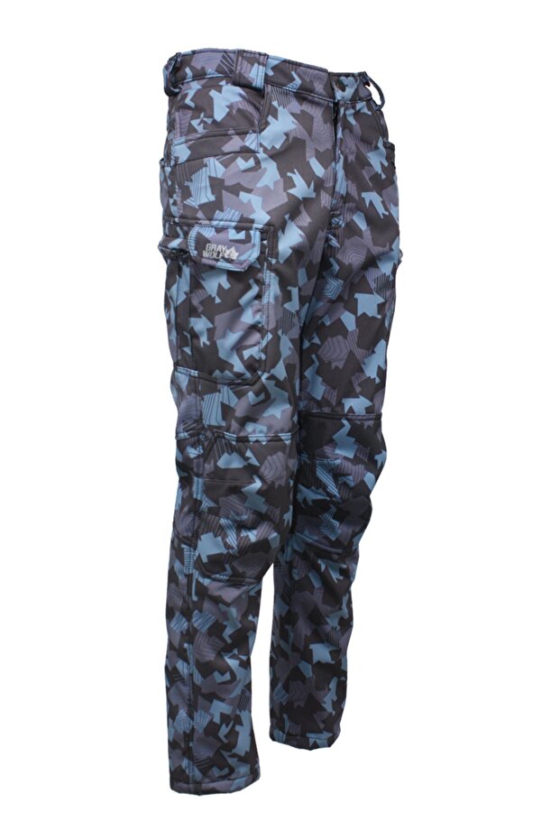 Kargo Pantolon Graywolf Softshell Mavi Kamuflaj - 4