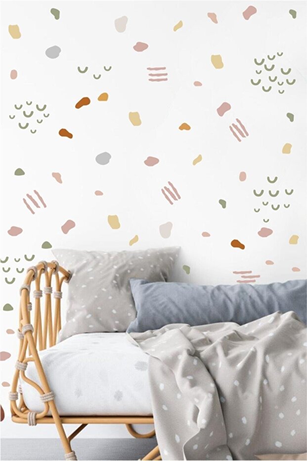 Stone Pattern Wall Sticker - 1