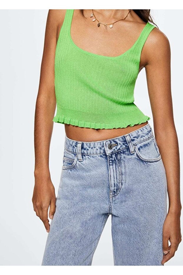 Ribana Cropped Bluz - 7