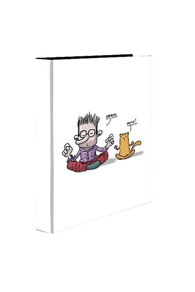 Cat Yoga 2 Ring Folder - 1