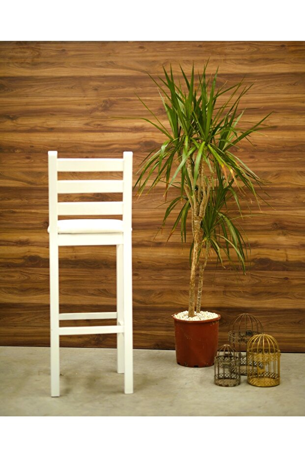 Beyaz Bar Taburesi - 2