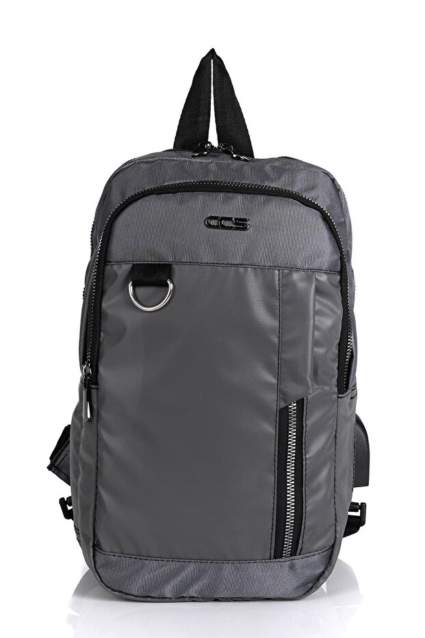 31332 Backpack and Chest Strap Bag Gray