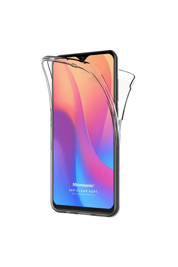 Redmi 8 Case, Microsonic 6 Sides Full Protection 360 Clear Soft Transparent