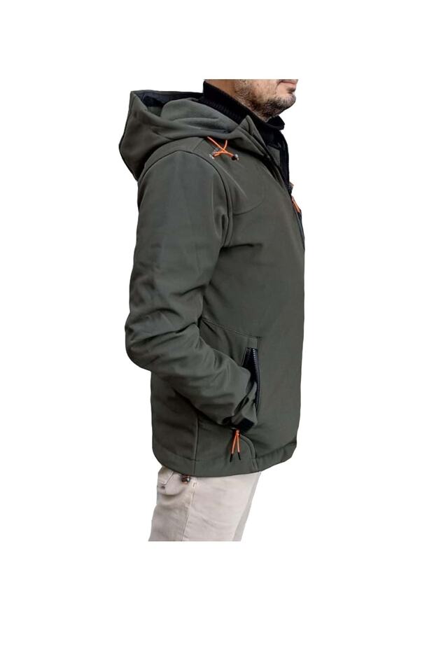 M-gt17 New Trend Softshell Ceket - Haki - L - 2