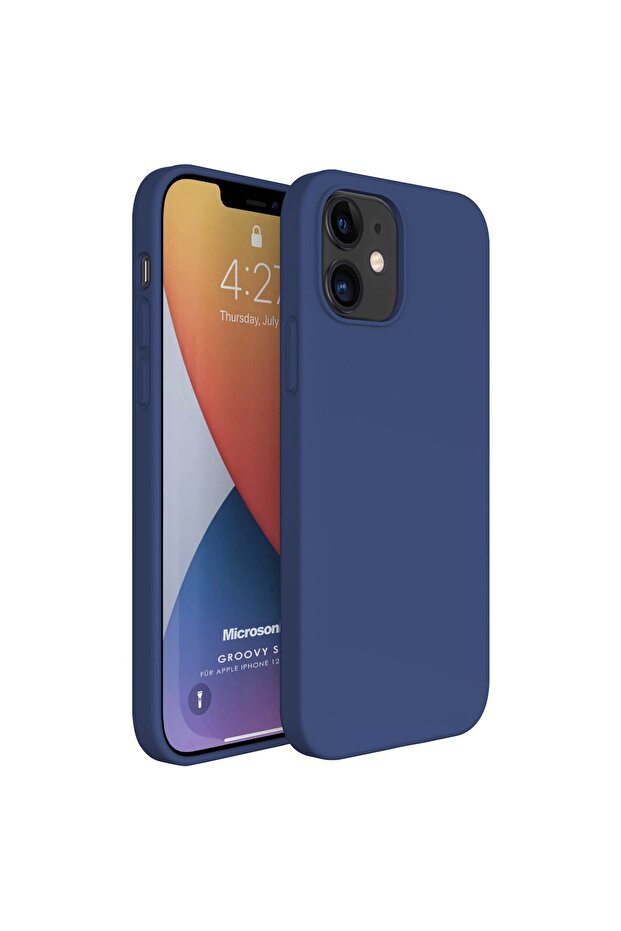 Iphone 12 Mini Kılıf Groovy Soft Lacivert - 1