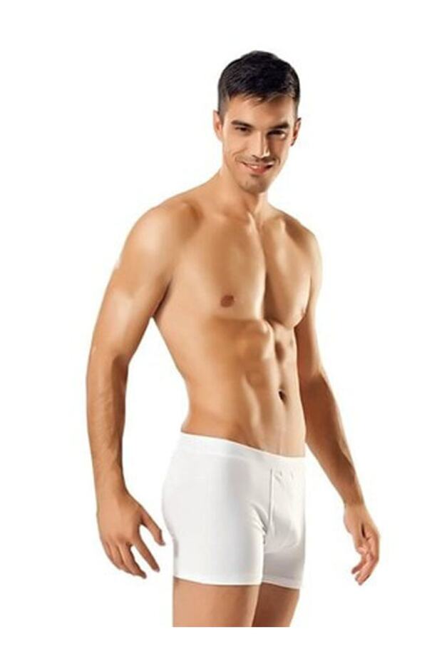 Boxer Elastan 0114 Beyaz - 1