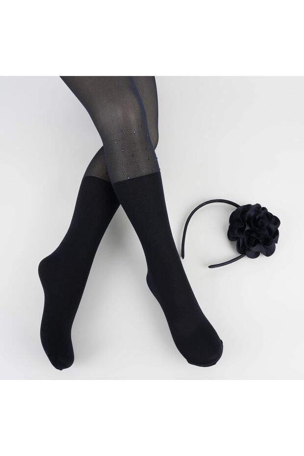 Minseo Crowned Girl's Thin Pantyhose