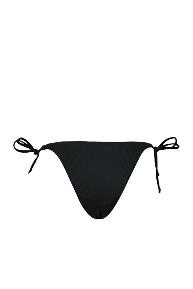 Siyah Brazilian Düşük Bel Basic Bikini Altı TBESS23BA00052 - 6