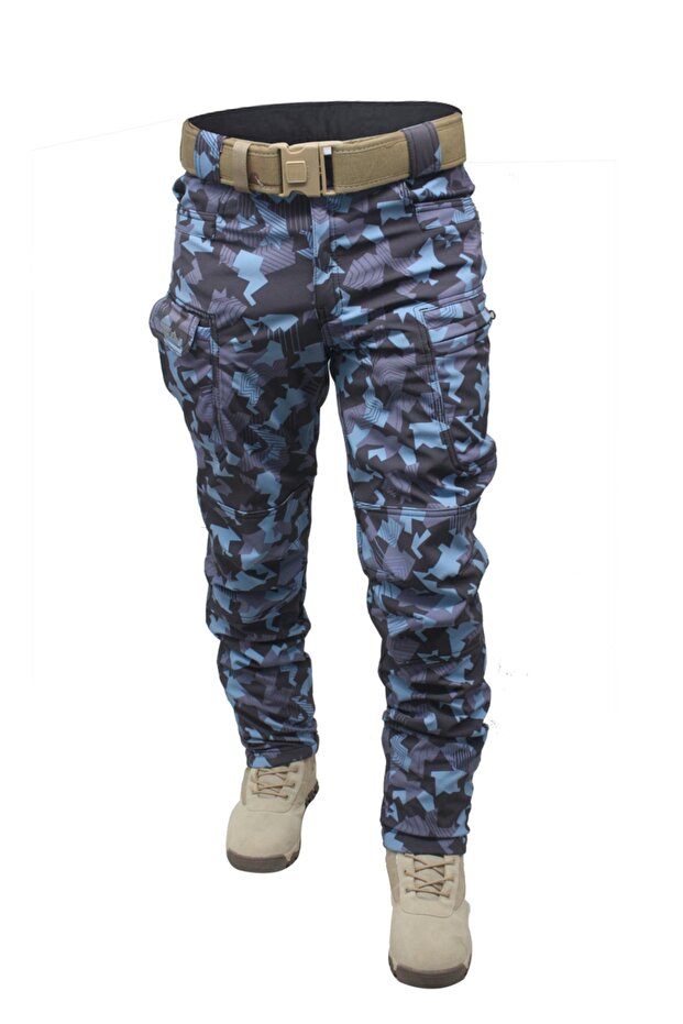 Kargo Pantolon Graywolf Softshell Mavi Kamuflaj - 2