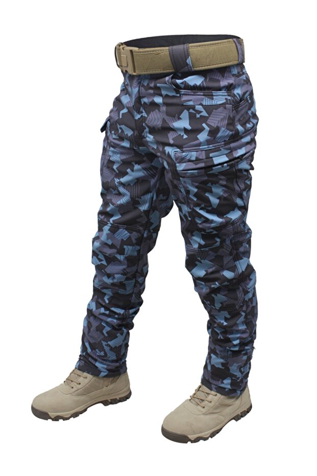 Kargo Pantolon Graywolf Softshell Mavi Kamuflaj - 3