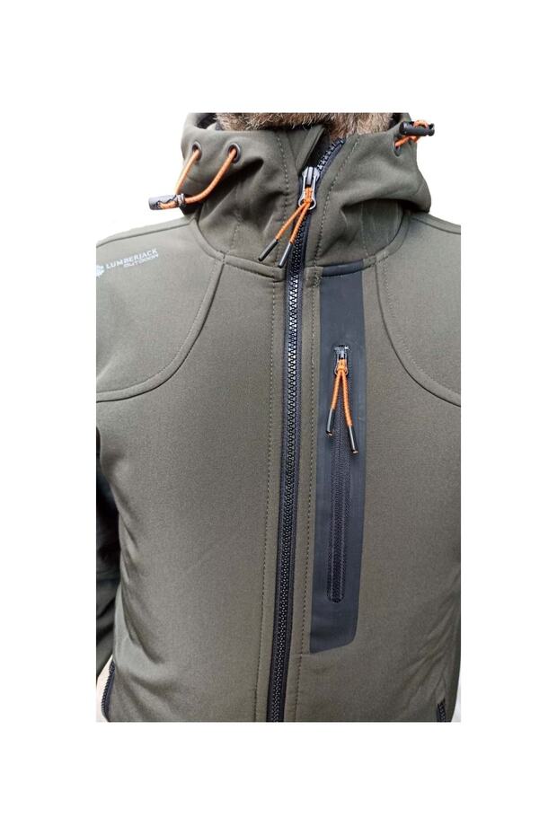 M-gt17 New Trend Softshell Ceket - Haki - L - 5