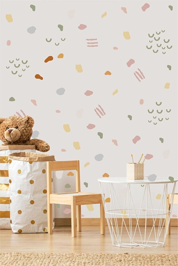 Stone Pattern Wall Sticker - 3