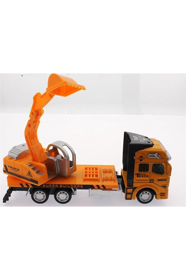 Die Cast Çek Bırak Sarı Kepçe - 2