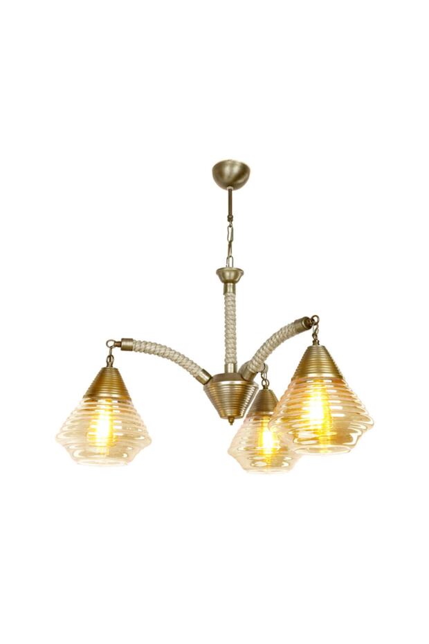 Şakül Avize 3'Lü Eskitme - 2