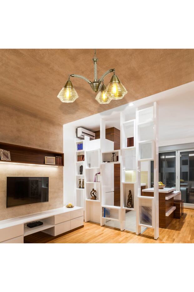 Şakül Avize 3'Lü Eskitme - 3